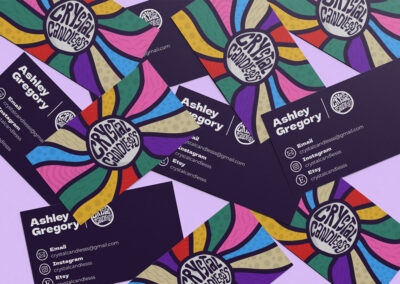 Crystal Candlesss Business Card Mockup