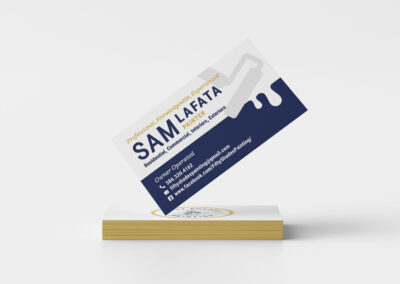 Fifty Shades Painting Business Card Mockup